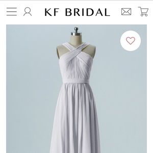 Bridesmaid/Prom KF Bridal Floor Length Dress
